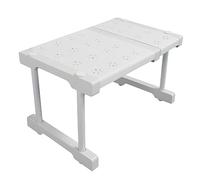 Yctze Estante de Armario Expandible para y Armarios, 24 Cm de Ancho, 22 Cm de Altura, Se Ajusta a 87-108 (Longitud 27-38 cm / 10.6-15in)