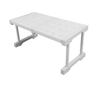 Yctze Estante de Armario Expandible para y Armarios, 24 Cm de Ancho, 22 Cm de Altura, Se Ajusta a 87-108 (Longitud 37-48 cm / 14.6-18.9in)
