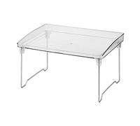 Yctze Estante de Plástico C Apilable para Maquillaje, Herramientas de Cocina y Papelería - Solución de Almacenamiento Versátil y Personalizable (un Nivel Talla única)