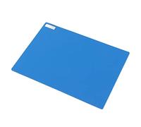 Yctze Estera de Soldadura de Silicona de 500x350x5,7 Mm, Almohadilla de Soldadura con Estructura de Panal, Almohadilla Aislante Ignífuga con Diseño Antiescaldado, Ideal para Trabajos de (azul oscuro)