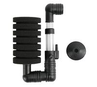 Yctze Filtro de Esponja única para Acuario para Peceras Pequeñas, Algodón Biológico, Mini Filtro Desmontable con Ventosa para una Fácil Instalación, Solución de Filtración Acuática Multiusos