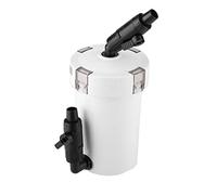 Yctze Filtro de Recipiente Externo Silencioso con Bomba para Pecera de Acuario, Juego de Filtros de Agua de Acuario Pequeño HW-602B de 55 Galones para Agua Dulce y Salada (602