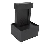 Yctze Fuente de Agua de Mesa, Fuente de Cascada Zen con Luces LED Que Cambian de Color y Rocas de Río Naturales, para Decoración de Oficina en el Hogar, Meditación, Relajación