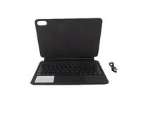 Yctze Funda con Teclado BT Retroiluminado para Usuarios de Tabletas de 10 11 Pulgadas Que Trabajan en Entornos con Poca Luz Soporta Control Gestos Múltiples Sujeción Magnética (Black)