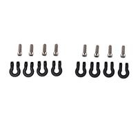 Yctze Gancho de Grillete de Remolque para Coche RC, Remolque de Parachoques de Metal Compatible con Axial SCX24 JLU, Piezas de Mejora de Fácil Instalación