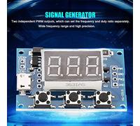 Yctze Generador de Señal Rectangular de Onda Ajustable con Ciclo de Trabajo de Frecuencia PWM de 2 Canales para Control MCU - Generador de Impulsos de Alta Precisión con Comunicación en Serie