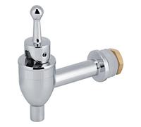 Yctze Grifo de Cobre para Barriles de Vino y Cerveza (Chrome Plated 12mm) | Construcción duradera de cobre, resistente a la corrosión, diseño elegante, ideal para uso doméstico y en restaurantes.