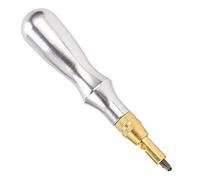 Yctze Herramienta Ranuradora de Costura con Cabezal de Corte de Acero de Aleación para Biselado y Zanjas de Cuero, Herramienta Ligera y Artesanal para Cuero