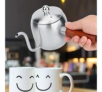 Yctze Hervidor de Goteo de café de Acero Inoxidable de 500 Ml con Boquilla Larga - Diseño de Ergonómico para Verter Precisión - Ideal para Amantes del café (500ML)