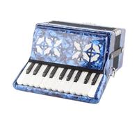 Yctze Instrumento de Teclado de Piano de Acordeón de 22 Teclas y 8 bajos: Color Brillante para Presentaciones Escénicas y Principiantes