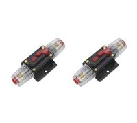 Yctze Interruptor de Circuito 2pcs12to 24V 125A Rompedor de Circuito de Audio Estéreo Soporte en Línea de Recuperación de Automóvil