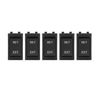 Yctze Interruptor de Reemplazo para Gato de Remolque DPDT 4 Pines 3 Posiciones On-Off-On con Construcción de Plástico y Latón para LCI Lippert Recpro Atwood 87570 226023