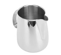 Yctze Jarra para Espumar Leche 20 304 de Acero Inoxidable con Bolígrafo para café con Leche y Escala - Taza para Espumar Acero Inoxidable 304 con Boquilla Puntiaguda Taza de Espumador de Integrada