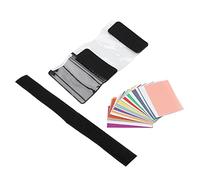 Yctze Juego de 12 Filtros de Gel de Iluminación con Tarjeta de Color para Flash Estroboscópico de Colores: Corrección de Color Versátil y Fotografía de Efectos de Iluminación, Incluye Soporte para