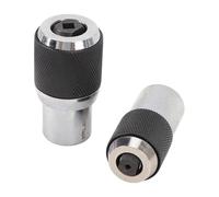 Yctze Juego de 2 Vasos para Grifo con Adaptador Cuadrado de 3/8, Accionamiento Cuadrado de 3/8 Pulgadas para Grifos M3-M6 M8-M12, Mandíbulas Ajustables, Acero Al Molibdeno Cr, Ideal para Extracción de