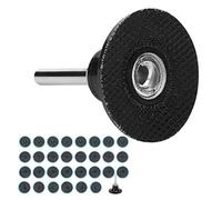 Yctze Juego de 31 Ruedas de Disco de Lijado de 2 Pulgadas para Uso Industrial, Discos de Láminas Abrasivos Azules de Torsión de Alúmina, 50 Mm, Alto Rendimiento