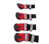 Yctze Juego de 4 Piezas de Zapatos para Perros a Prueba de Botas Protectoras Antideslizantes para Perros Grandes XL, Ideales para Días Lluviosos y Zapatos para, Botas para, para Mascotas, para (L)