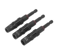 Yctze Juego de Adaptadores de Dados para Destornillador de impacto: Kit de Dados Abatibles Magnéticos Giratorios de 4 Pulgadas para una Fijación Versátil