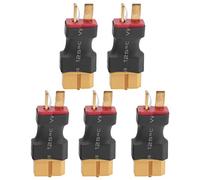 Yctze Juego de Adaptadores RC T-Plug a XT60 para Conexión de Batería RC - Conector Macho-Hembra de 5 Piezas para un Uso Fácil y un Alto Rendimiento