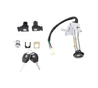 Yctze Juego de Bloqueo de Interruptor de Encendido para Patinete | Aleación de Aluminio, Plástico ABS, Conjunto de Bloqueo de Dirección, Seguridad de Estacionamiento, Montaje Majesty T8 T9