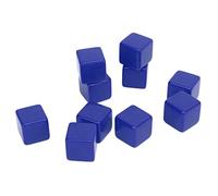 Yctze Juego de Dados para Escribir de 30 Piezas de 16 Mm Dados de Seis Caras para Enseñanza de Matemáticas, Educación y Juegos Interactivos, de Escritura Compuesta, Juego de de 16 Mm, de (Blue)