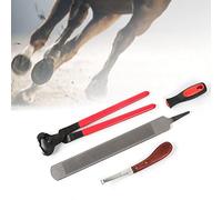 Yctze Juego de Herramientas de Recorte Horse Farriers, Tijeras de Metal, Cortador de Pinzas con Diseño de Humanizado, Ideal para Manicura y Limpieza de Uñas de Caballo