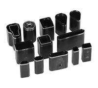 Yctze Juego de Perforadoras de Cuero para Manualidades, Herramienta de Perforación Manual de 24 Formas para Cuero, Cinturones y Fundas de Móviles