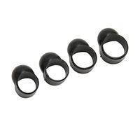 Yctze Juego de Púas para Dedos de Lengua de 4 Piezas, Tamaños Variados, Dedos Pequeño, Anular, Medio e índice, Protectores de de Cemento de Plástico, Juego de Percusión