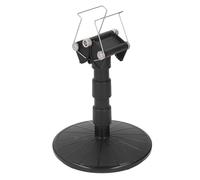 Yctze Juego de Soporte de Pintura Giratorio de 19 Cm de Diámetro para Coches, Tanques y Aviones - Plato Giratorio Manual con Varillas de Clamp/Holder