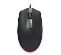 Yctze Juegos con Diseño de Marquesina RGB, Ergonomic de 3 Velocidades dpi 1600 para Uso Cómodo y Estética Elegante