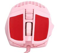 Yctze Juegos por Cable 6400DPI con Retroiluminación Que Cambia de Color para PC, Computadora Portátil y Escritorio: Elegante Diseño ómico (ratón Rosa m4)