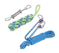 Yctze Juguete de Cuerda para Perros Spring Pole - Constructor de Músculos Interactivo para Perros Pequeños, Medianos y Grandes - Cuerda de Ejercicio Estilo Bungee para Diversión Al Aire Libre
