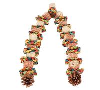 Yctze Juguete para Masticar Mazorca, Molienda de Pico, Alivio del Aburrimiento, Juguete para Morder Cono de Pino, Loros Medianos y Grandes, para Pájaros Grandes - Suministros para Mascotas/pájaros/