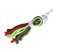 Yctze Juguetes para Masticar Loros, Mascotas, Juguete de Cuerda Multicolor, Juguete para Masticar Loros, Se Adapta a Pájaros de Tamaño Pequeño a Mediano, Perchas de Cuerda