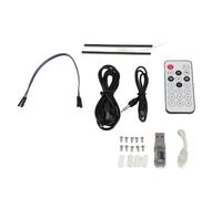 Yctze Kit 3D 8s Music Light Cube - Juego de Bricolaje Electrónico de 8x8x8 Music Spectrum LED con Control Remoto y Caja Transparente para Animaciones Personalizadas (Soldea la lámpara Cuadrada de la