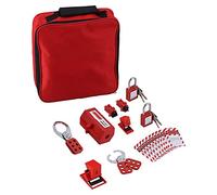 Yctze Kit de Etiquetado y Bloqueo Eléctrico para Seguridad Industrial, 0,7 Pulgadas |Cumple con OSHA, Nailon Resistente, Bloqueo Universal de Disyuntor para Mantenimiento, 1,7 Pulgadas, 6 Cerrojos