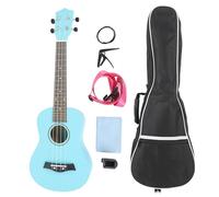 Yctze Kit de Inicio de Ukelele 61 Cm Tilo para Músicos Principiantes Que Aprenden Tocar Tono Cálido Claro y Melodioso para Práctica en Casa y Sesiones Improvisación Al Aire Libre