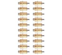 Yctze Kit de Riego Automático 20 Piezas Tipo Bebedero Tetina Bebedero Accesorios para Herramientas de Agua Potable sin Goteo Boquilla de Latón Suministros para Aves de Corral y Riego