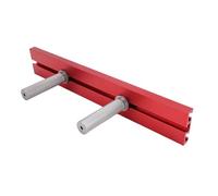 Yctze Kit de Valla con Ranura Deslizante, Valla en T para Banco de Trabajo de Aleación de Aluminio, para Perros con 2 Topes, Ideal para Mesa de Sierra y Taladradora, Orificio de 19 Mm