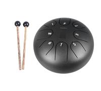 Yctze Lengua 8 Notas Instrumento de Meditación Lengua 6 Pulgadas 8 Inoxidable Preocupación Vacía para Meditación Handpan para Educación Musical