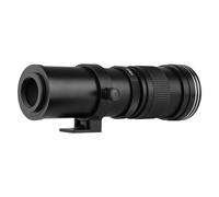 Yctze Lente con Zoom Súper Teleobjetivo F/8.3-16 420-800 Mm Montura T2 con Anillo Adaptador de Montura RF Reemplazo de Rosca de 1/4 para Cámaras R/ R3/ R5/ R5C/ R6/ RP con RF (Black)