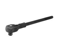 Yctze Llave de Tubo de Trinquete Llave de Tubo Reversible de Trinquete de Accionamiento Cabeza Cuadrada de 3/4 pulg. 1 pulg. Acero Ennegrecido 45# con Antideslizante Moleteado (3/4 pulgada)