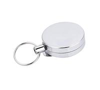 Yctze Llavero Telescópico de Alambre de Acero de 4 Cm, Herramientas para Acampar con Llave Perdida y Robo, Diseño de Metal para Exteriores y Llavero Telescópico Dai, Antirrobo, Llave, Perdido, de