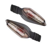 Yctze Luz de ABS Par de Luces indicadoras de Luces de Se Adapta a Streetfighter 848 1099 Multistrada 1200(Lente ahumada)