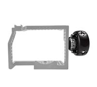 Yctze Mango de Jaula de Cámara Esferoidal Agarra Lateral Izquierdo A la Mano de la Mano de Aluminio Ajuste de Aluminio con Accesorios para la Jaula de Video de Ubicación