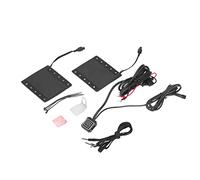 Yctze Manillar con Puños Calefactables Calentador de Manillar Almohadillas de Agarre Calefactadas para Motocicleta de 12 V, Calentadores de Mano de Manillar con Control de Temperatura de 5 Engranajes,