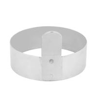 Yctze Máquina para Hacer Panqueques de Huevo Frito con Panqueques Redondos de Acero Inoxidable - Juego de Anillos para Huevos para Freír Huevos, Desayuno de - Hogar y Cocina/Cocina y (L)