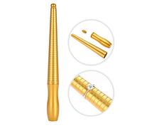 Yctze Medidor de Anillos de Cobre HK, Mandril de Calibre de Tamaño de Dedo, Herramienta Profesional de Medición Precisa para Dimensionar Anillos y Hacer Joyas, Estándar de Cobre