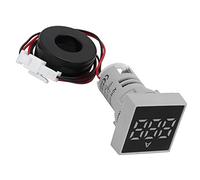 Yctze Medidor de Corriente Digital AC 220 V AD16-22FSA - Amperímetro de Panel Alto Mate con Luz Indicadora Clara, bajo Consumo de Energía, Diseño Compacto e Retardante de Llama Corriente Precisa