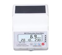 Yctze Medidor Fotovoltaico WiFi de Energía 110V/220V con Sobrecorriente, Aplicación y Control por Voz, Temporizador 1PH 4P para Vivir